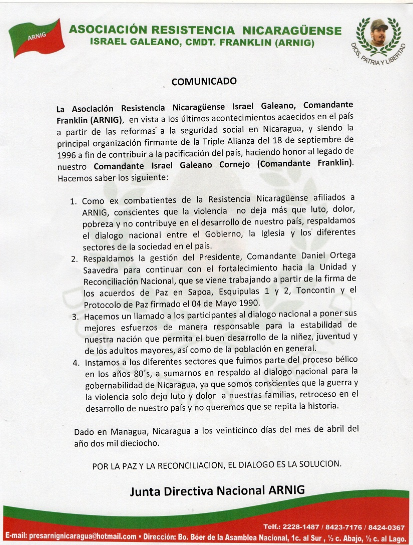 comunicado